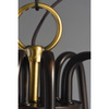 Maxim Haven 3-Light 18.5" Wide Oil Rubbed Bronze / Antique Brass Chandelier 11733OIAB